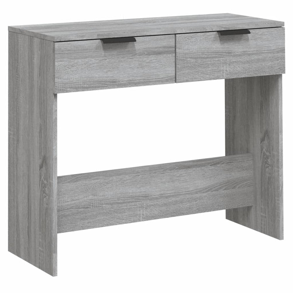 vidaXL Console grise Sonoma 90x36x75 cm en bois d'ingénierie