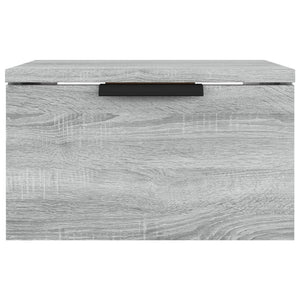 Wand-Nachttisch Grau Sonoma 34x30x20 cm