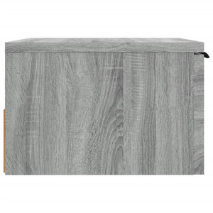 Wand-Nachttisch Grau Sonoma 34x30x20 cm