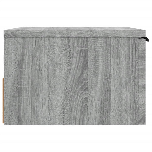 Wand-Nachttisch Grau Sonoma 34x30x20 cm