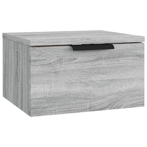 Wand-Nachttische Grau Sonoma 2er-Set