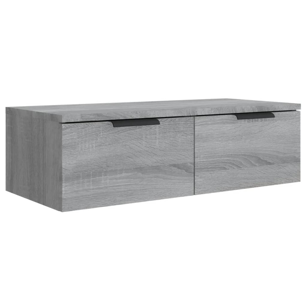 vidaXL Wall Cabinet Gray Sonoma 68x30x20 cm Engineered Wood