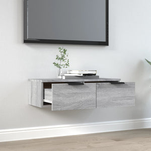 Grauer Wandschrank Sonoma 68x30x20 cm