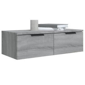 Grauer Wandschrank Sonoma 68x30x20 cm