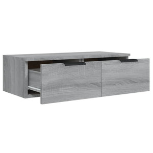 Grauer Wandschrank Sonoma 68x30x20 cm