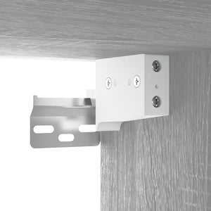 Grauer Wandschrank Sonoma 68x30x20 cm