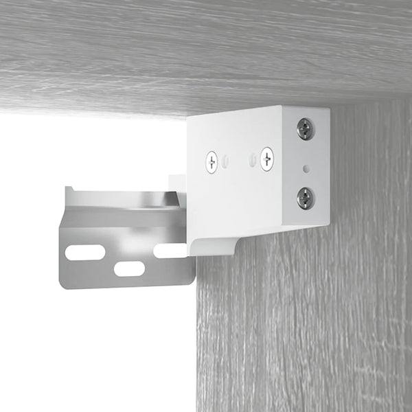 Grauer Wandschrank Sonoma 68x30x20 cm