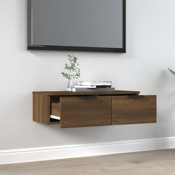 Wandschrank Braun Eiche 68x30x20 cm