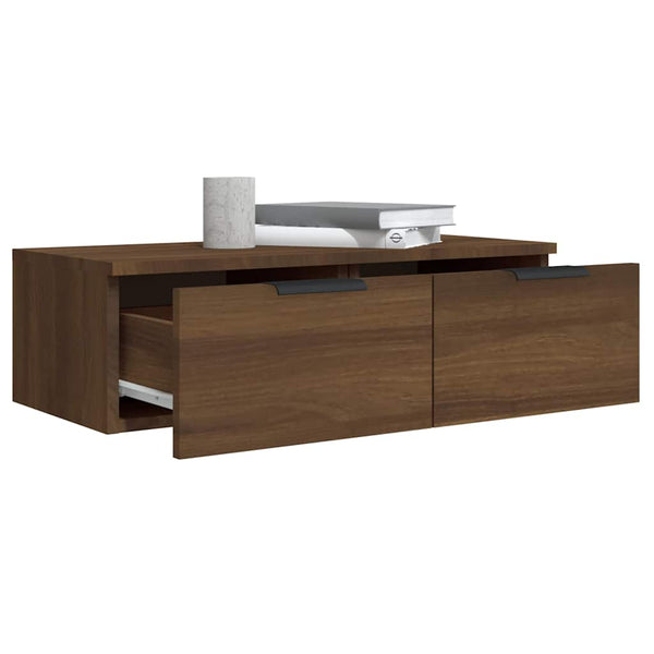 Wandschrank Braun Eiche 68x30x20 cm