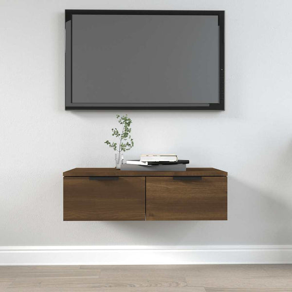 Wandschrank Braun Eiche 68x30x20 cm