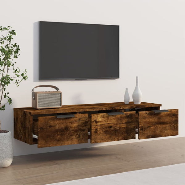Wandschrank Räuchereiche 102x30x20 cm