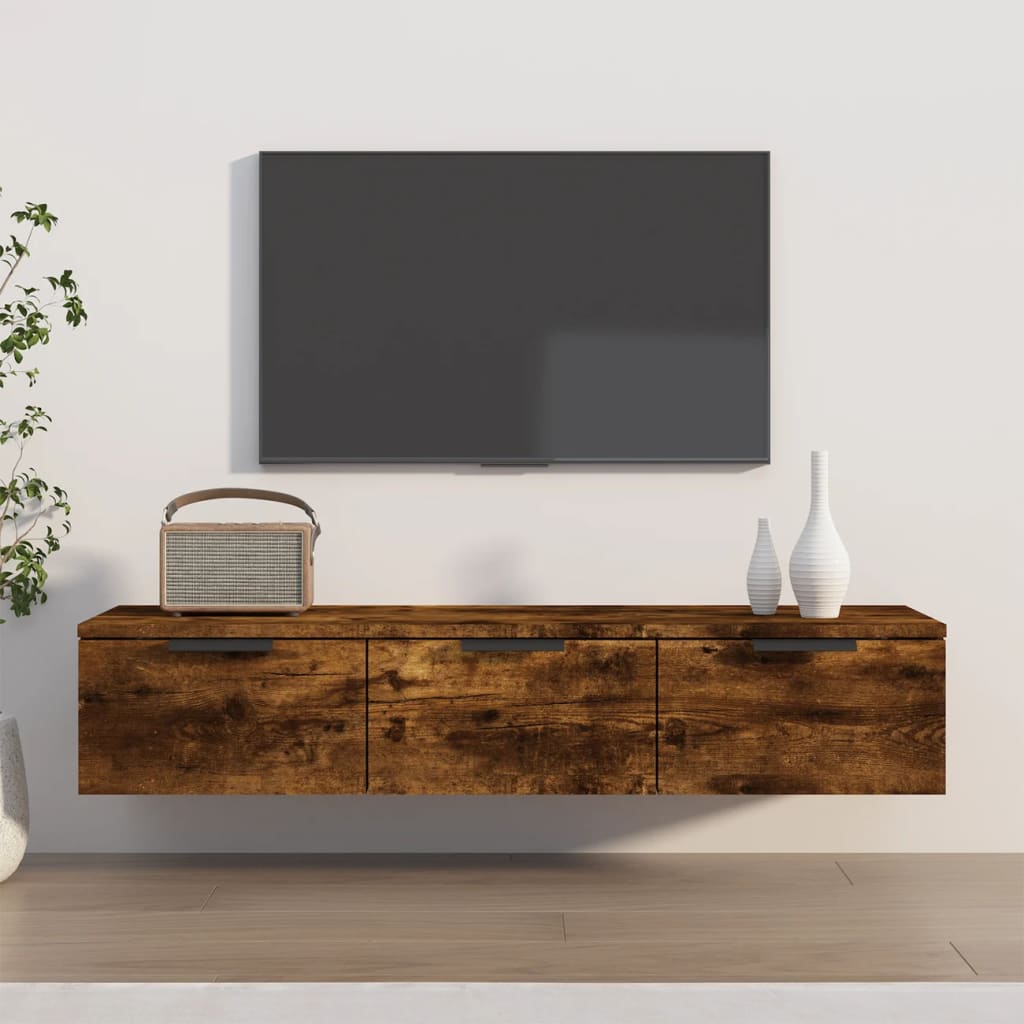 Wandschrank Räuchereiche 102x30x20 cm