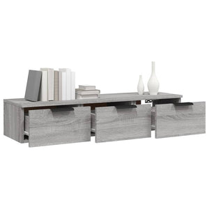 Wandschrank Grau Sonoma 102x30x20 cm