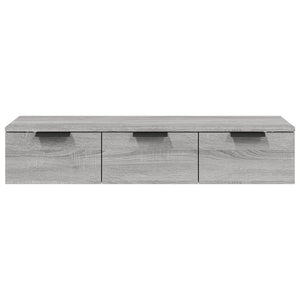 Wandschrank Grau Sonoma 102x30x20 cm