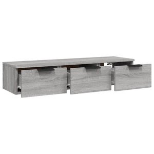 Wandschrank Grau Sonoma 102x30x20 cm