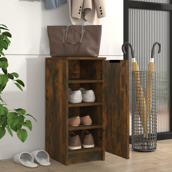 Schuhschrank Räuchereiche 30x35x70 cm
