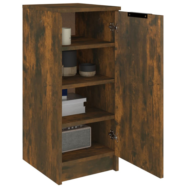 Schuhschrank Räuchereiche 30x35x70 cm