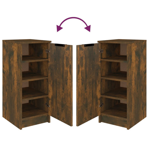 Schuhschrank Räuchereiche 30x35x70 cm