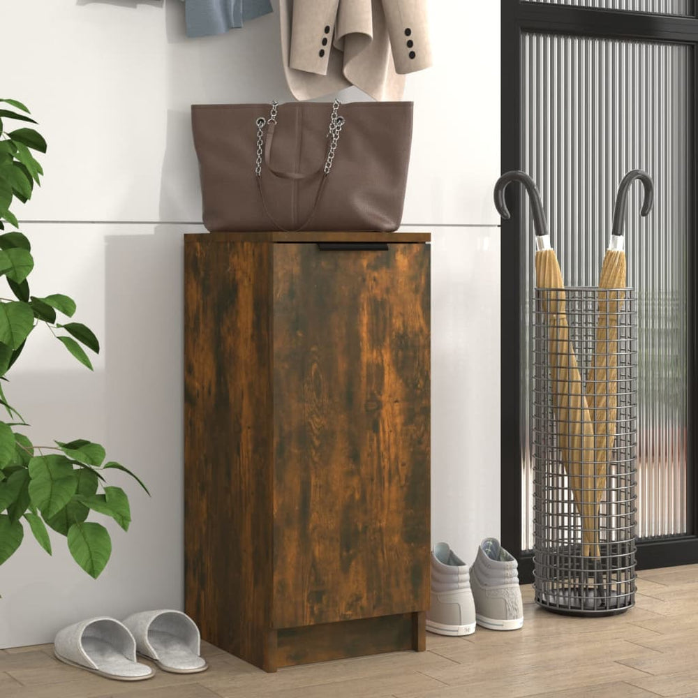 Schuhschrank Räuchereiche 30x35x70 cm