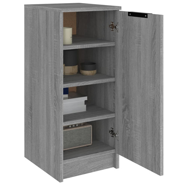 Schuhschrank Grau Sonoma 30x35x70 cm