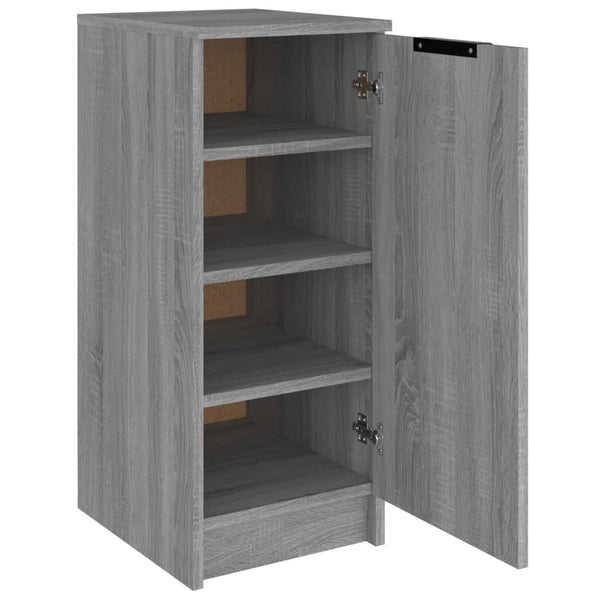 Schuhschrank Grau Sonoma 30x35x70 cm