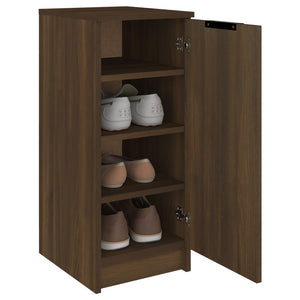 Schuhschrank Braun Eichenoptik, 30x70 cm
