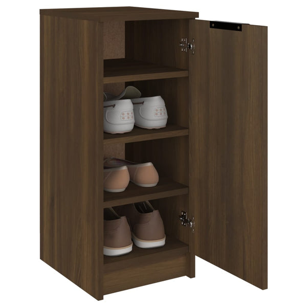 Schuhschrank Braun Eichenoptik, 30x70 cm