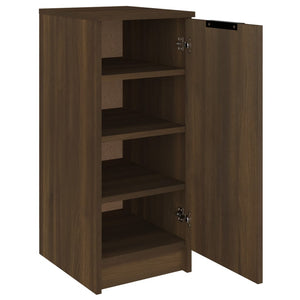 Schuhschrank Braun Eichenoptik, 30x70 cm