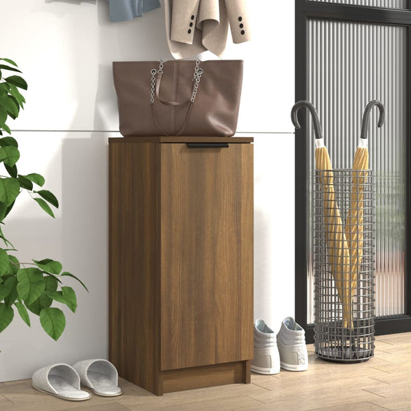 Schuhschrank Braun Eichenoptik, 30x70 cm