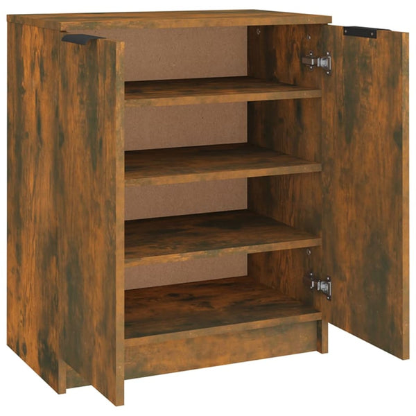Schuhschrank Räuchereiche 59x35x70 cm
