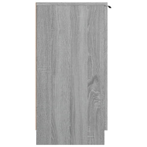 Schuhschrank Grau Sonoma Holz 59x35x70 cm