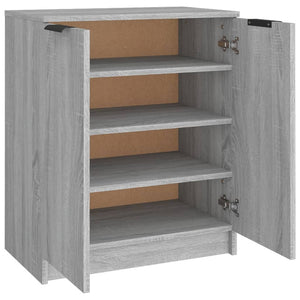 Schuhschrank Grau Sonoma Holz 59x35x70 cm