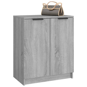 Schuhschrank Grau Sonoma Holz 59x35x70 cm
