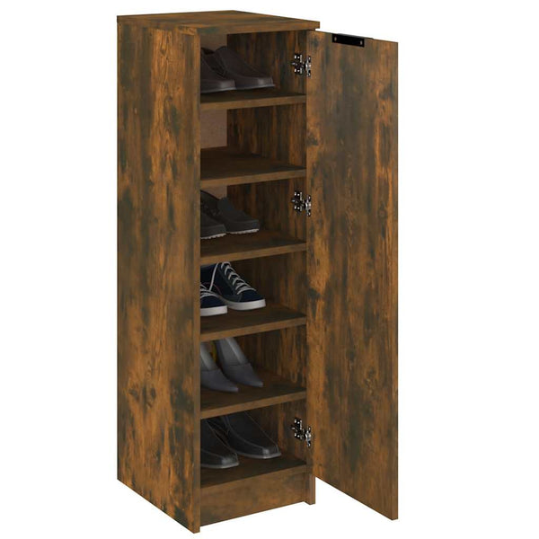 Schuhschrank Räuchereiche 30x35x100 cm
