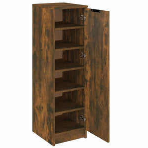 Schuhschrank Räuchereiche 30x35x100 cm