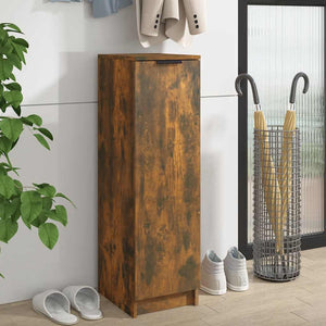 Schuhschrank Räuchereiche 30x35x100 cm