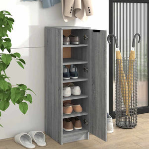 Grauer Schuhschrank Sonoma, 30x35x100 cm