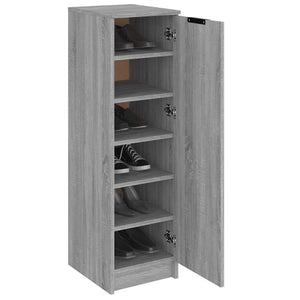 Grauer Schuhschrank Sonoma, 30x35x100 cm