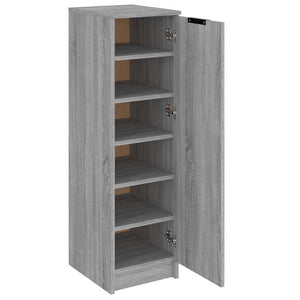 Grauer Schuhschrank Sonoma, 30x35x100 cm