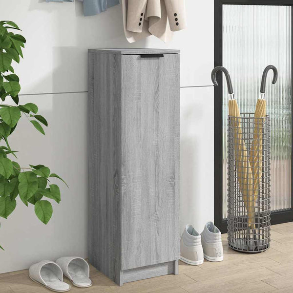 Grauer Schuhschrank Sonoma, 30x35x100 cm