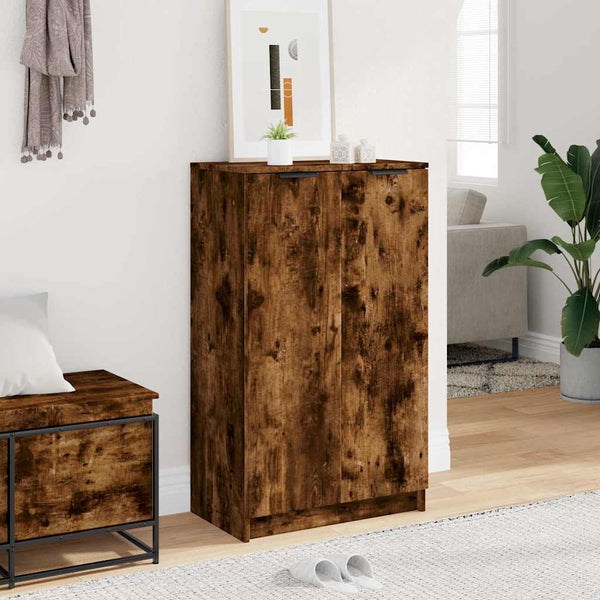 Schuhschrank Räuchereiche 59x35x100 cm