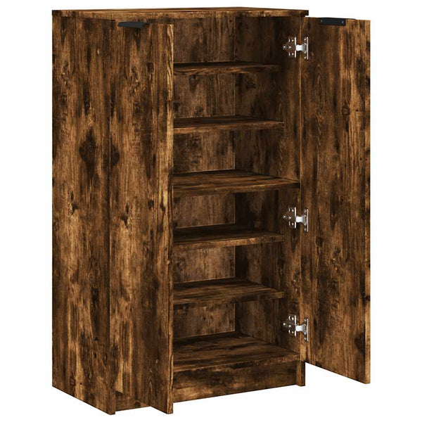 Schuhschrank Räuchereiche 59x35x100 cm