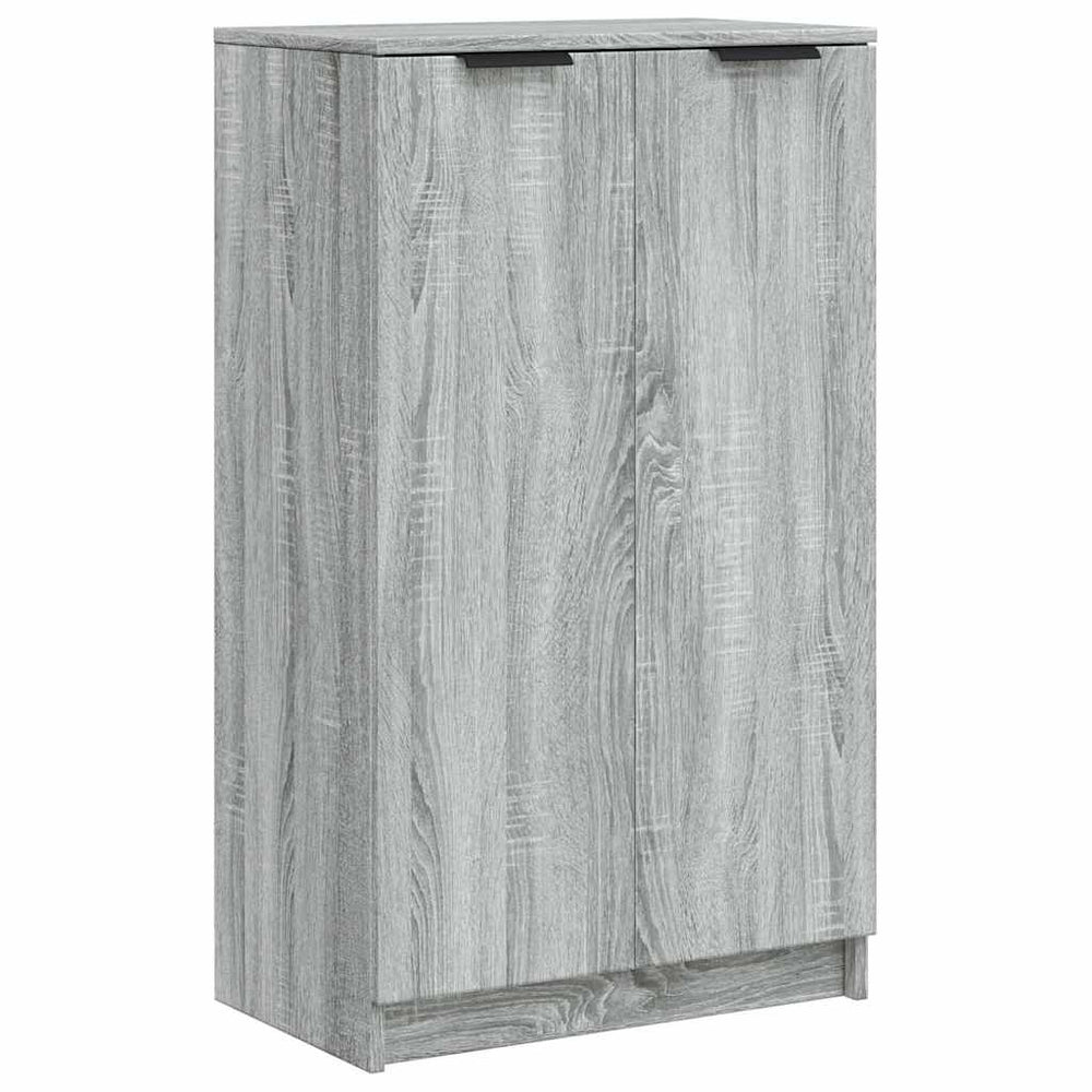 Schuhschrank Grau Sonoma 59x35x100 cm