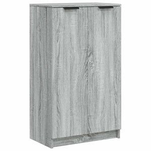 Schuhschrank Grau Sonoma 59x35x100 cm