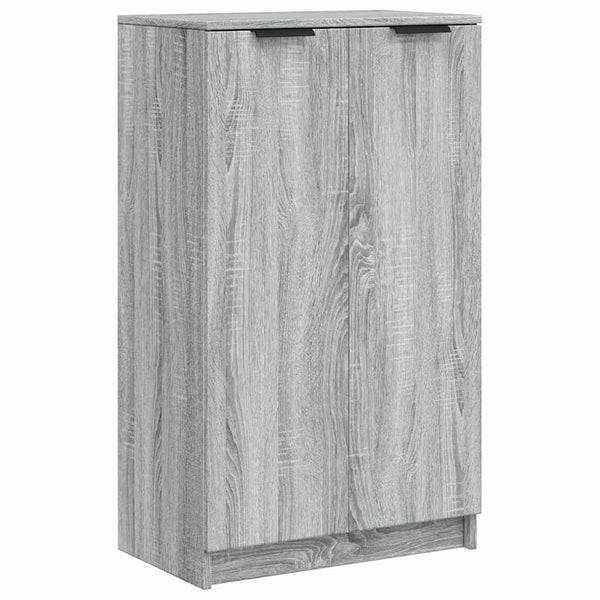 Schuhschrank Grau Sonoma 59x35x100 cm