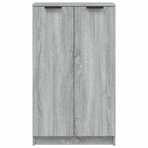 Schuhschrank Grau Sonoma 59x35x100 cm