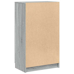 Schuhschrank Grau Sonoma 59x35x100 cm