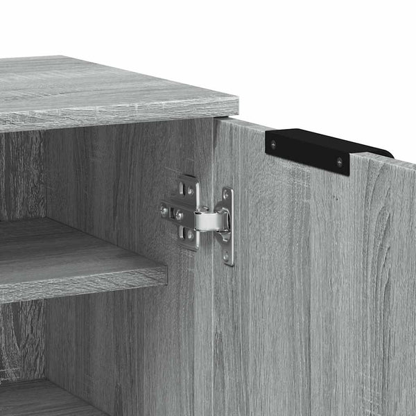 Schuhschrank Grau Sonoma 59x35x100 cm