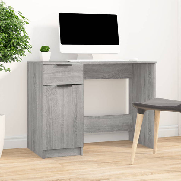 Schreibtisch Grau Sonoma 100x50 cm