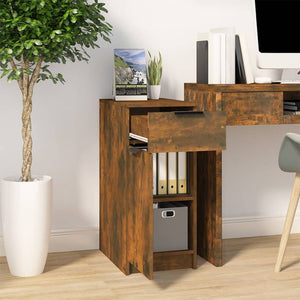Schreibtisch-Schrank Räuchereiche 33,5x50x75cm